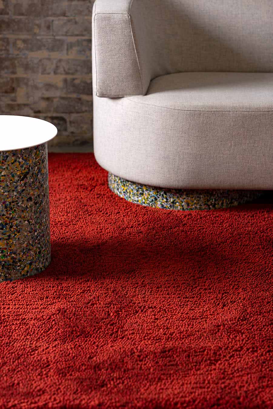 Coral Shag Tabasco Red Black Core