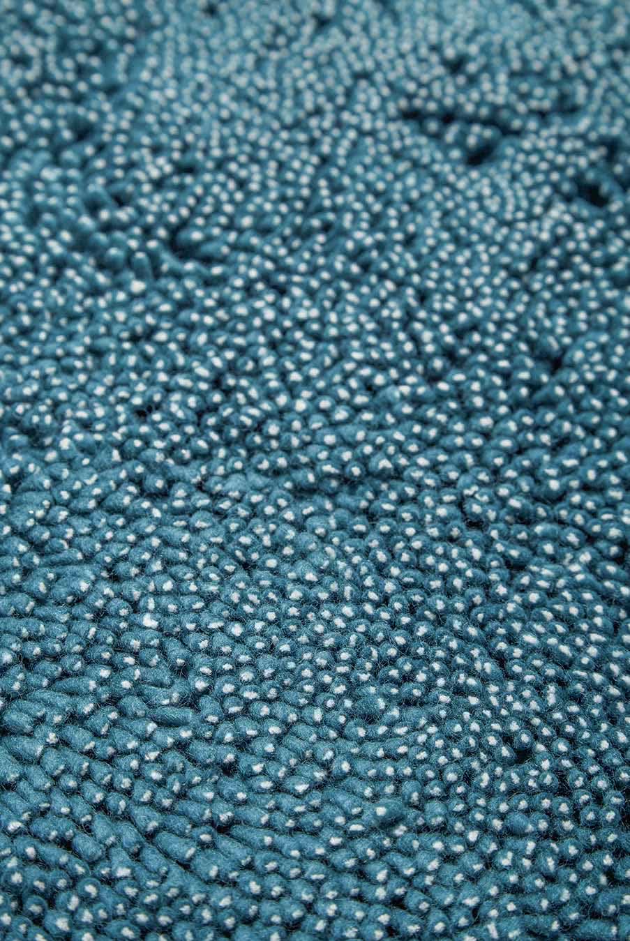 Coral Shag Teal White Core