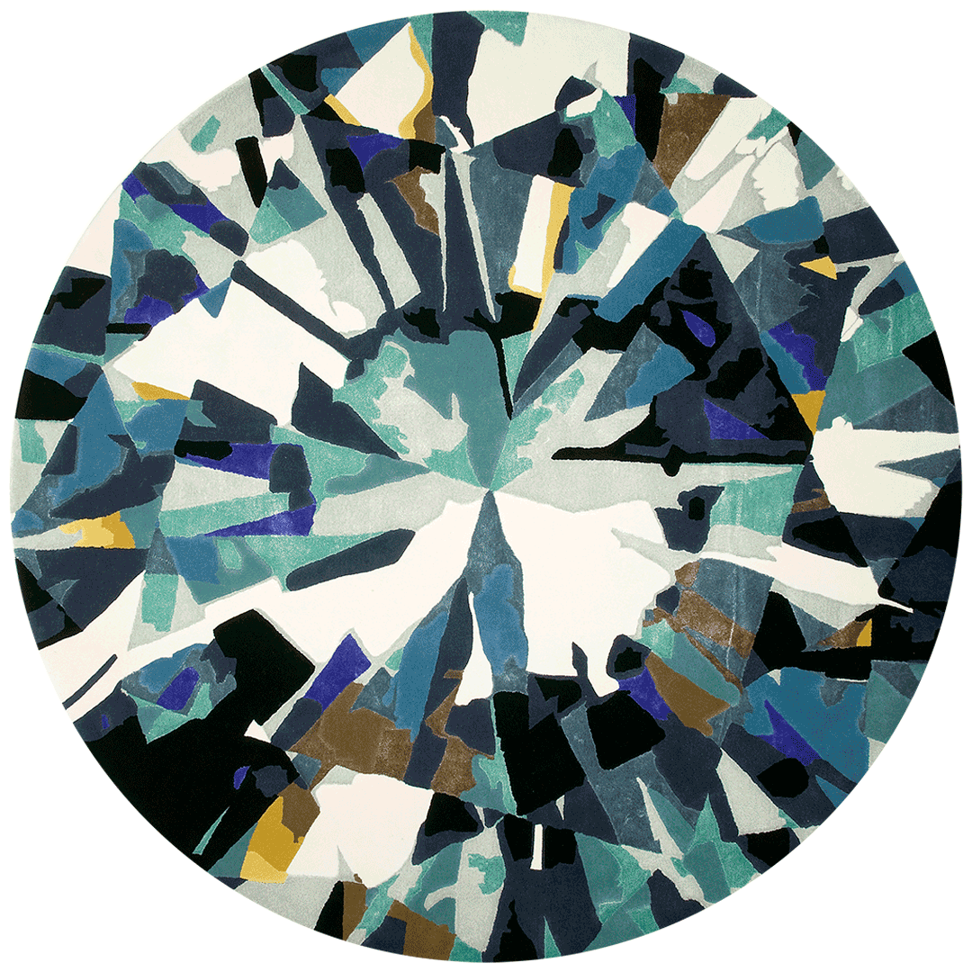 Round Diamond Rug Round Diamond – Designer Rugs New Zealand