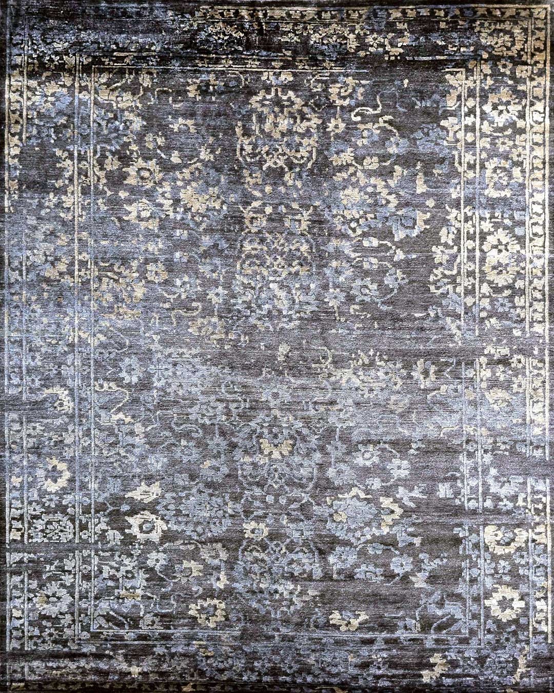 Midnight Garden Dark Grey – Designer Rugs New Zealand