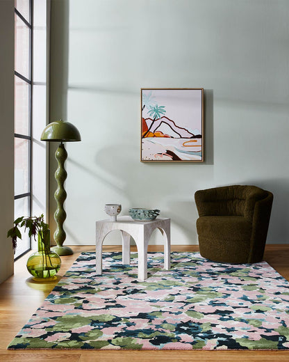 Flower Market Pink/Green