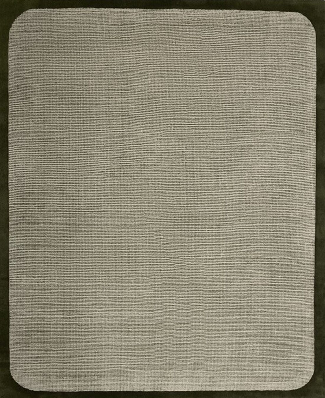 Wolfram Border - Green Cement – Designer Rugs New Zealand